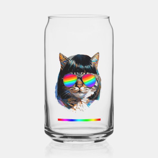 Drinkservieset Blikvorm Glas (Achterkant)