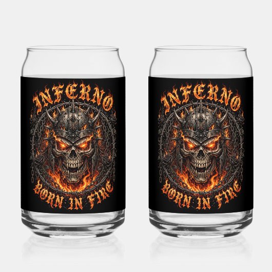 Drinkservieset Blikvorm Glas (Voorkant)
