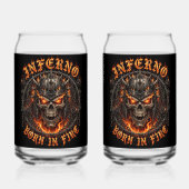 Drinkservieset Blikvorm Glas (Achterkant)