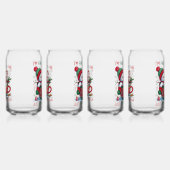 Drinkservieset-Kerstsneeuwman Blikvorm Glas (Links)