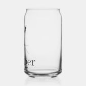 Drinkservieset Letter A Blikvorm Glas (Links)