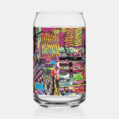 Drinkservieset – Stedelijke Fractals Blikvorm Glas (Rechts)