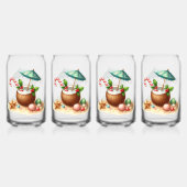 Drinkservieset-Tropische Kerst Blikvorm Glas (Achterkant)