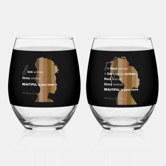 Drinkservieset Wijnglas Zonder Voet (Voorkant)