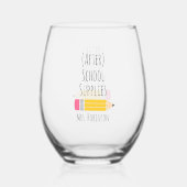 Drinkservieset Wijnglas Zonder Voet (Voorkant)