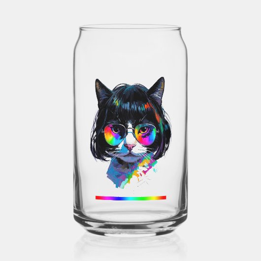 Drinkset Blikvorm Glas (Achterkant)