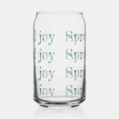 Drinkset Cute Verspreid Vreugde! Blikvorm Glas (Links)