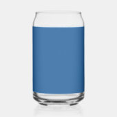Drinkset donkerblauw lichtblauw blikvorm glas (Rechts)