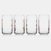 Drinkset - Grappige grappen Blikvorm Glas (Links)