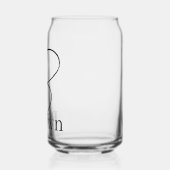 Drinkset Letter B Blikvorm Glas (Links)