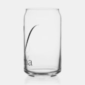 Drinkset Letter N Blikvorm Glas (Links)