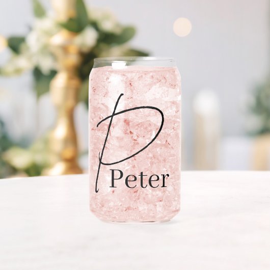 Drinkset Letter P Kan Glas (Insitu (Huwelijk))