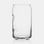 Drinkset Letter P Kan Glas (Links)