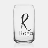 Drinkset Letter R Kan Glas (Voorkant)