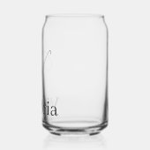 Drinkset Letter V Blikvorm Glas (Links)