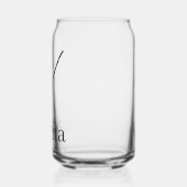 Drinkset Letter X Blikvorm Glas (Links)