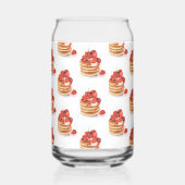 Drinkset Ontbijt Pannenkoeken  Blikvorm Glas (Links)