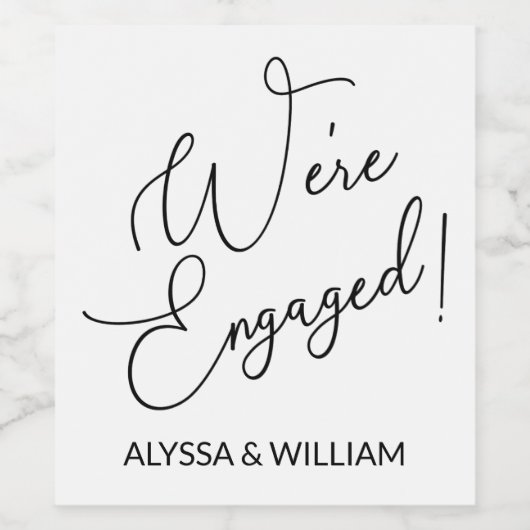 Drinkset Wijn Etiket (Enkel label)