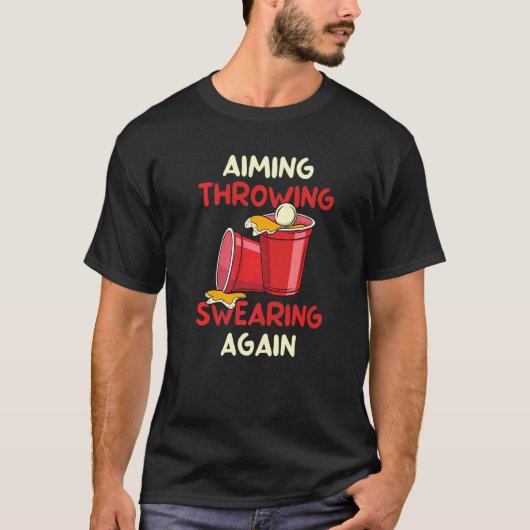 Drinkspel Alcohol Bier Student Feestspel Bier T-shirt (Voorkant)