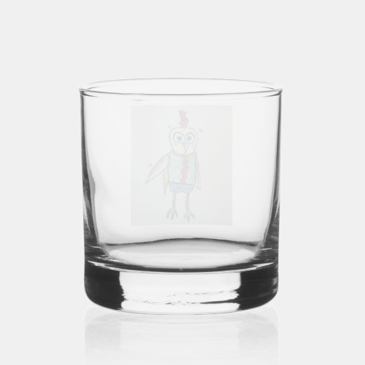 drinkwaar voor kippen whisky glas (Achterkant)