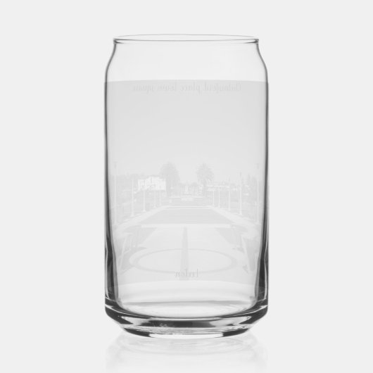 Drinkware (16 oz) blikvorm glas (Achterkant)