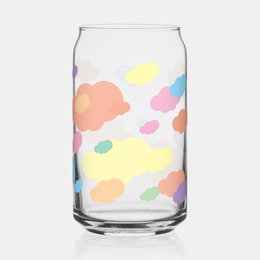 Drinkware-gebruiker Blikvorm Glas (Achterkant)