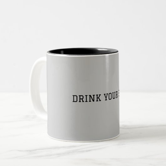 DRINKWARE hoge kwaliteit Tweekleurige Koffiemok (Voorkant links)