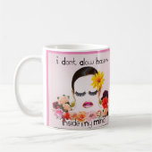 Drinkware Mok "The Peaceful Bloemenmeisje" (Links)