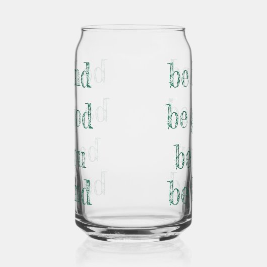 Drinkware Set Be Kind Good You! Blikvorm Glas (Rechts)