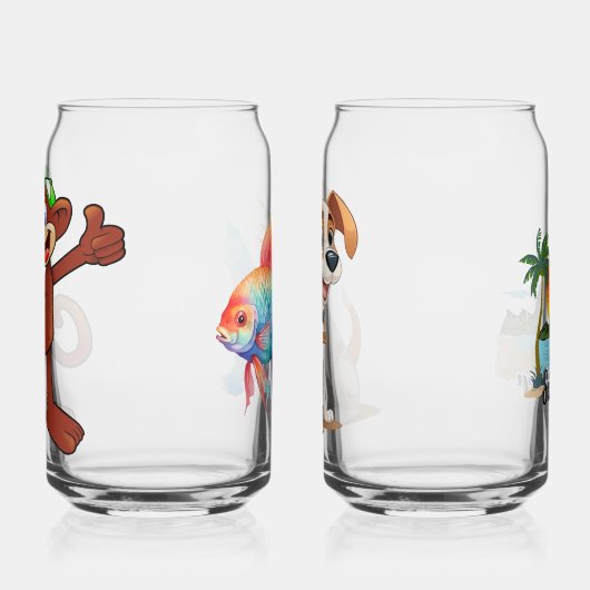 Drinkware Set Blikvorm Glas (Links)