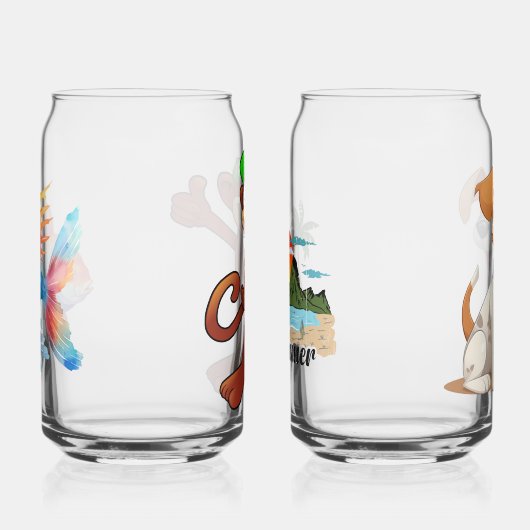 Drinkware Set Blikvorm Glas (Rechts)