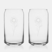 Drinkware Set Blikvorm Glas (Achterkant)
