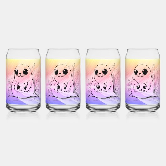 Drinkware Set Blikvorm Glas (Achterkant)