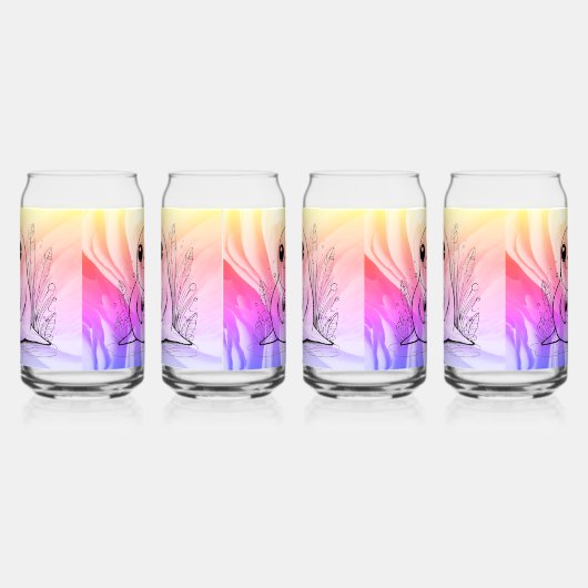 Drinkware Set Blikvorm Glas (Rechts)