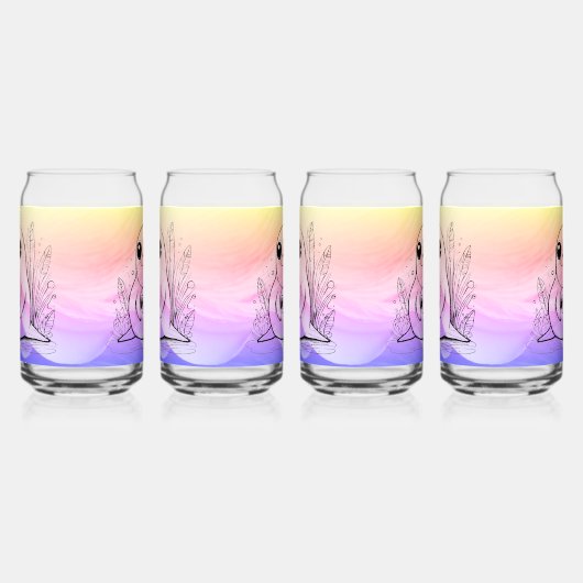Drinkware Set Blikvorm Glas (Links)