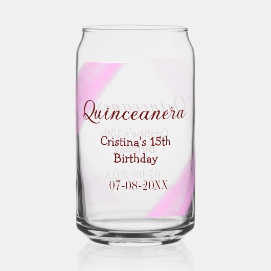 Drinkware Set Blikvorm Glas (Voorkant)