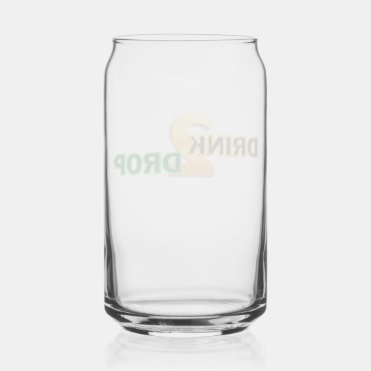 Drinkware Set Blikvorm Glas (Achterkant)