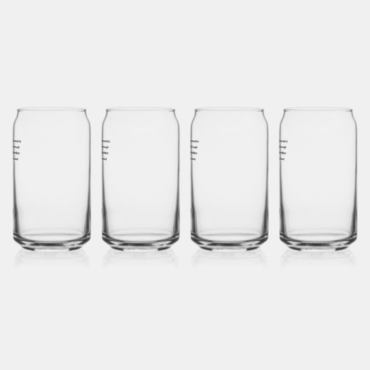 Drinkware Set Blikvorm Glas (Links)