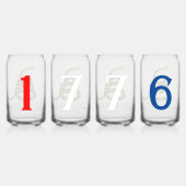 Drinkware Set Blikvorm Glas (Achterkant)