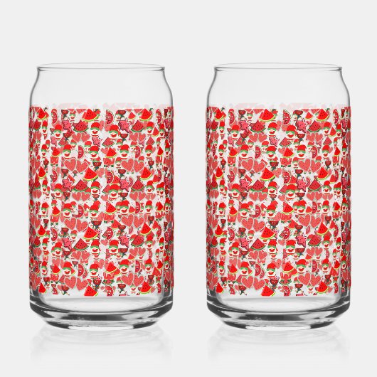Drinkware Set Blikvorm Glas (Achterkant)