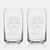 Drinkware Set Blikvorm Glas (Achterkant)