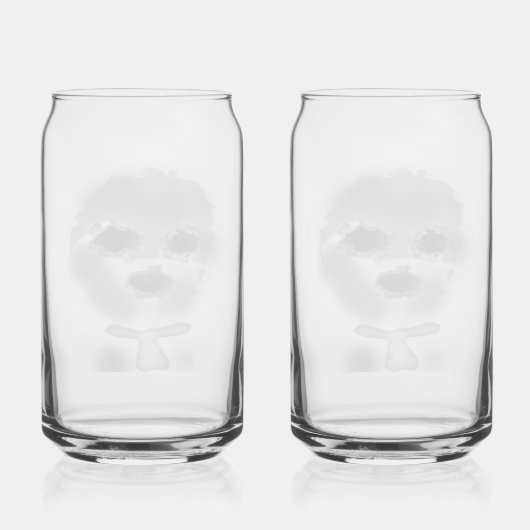 Drinkware Set Blikvorm Glas (Achterkant)