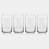 Drinkware Set Blikvorm Glas (Achterkant)