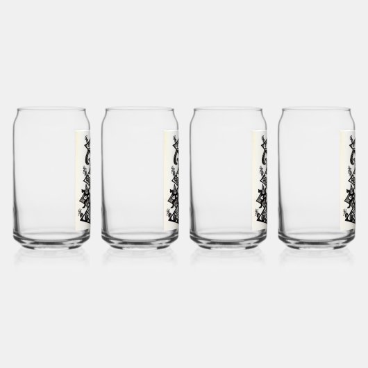 Drinkware Set Blikvorm Glas (Rechts)