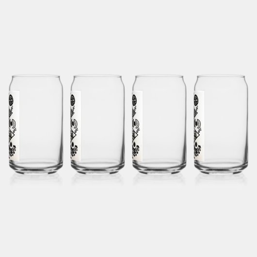Drinkware Set Blikvorm Glas (Links)