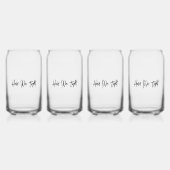 Drinkware Set Blikvorm Glas (Voorkant)