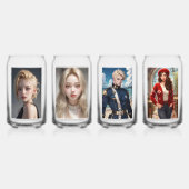 Drinkware Set Blikvorm Glas (Achterkant)