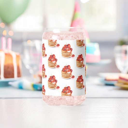 Drinkware Set Breakfast Pancakes  Blikvorm Glas (Insitu (Verjaardag))