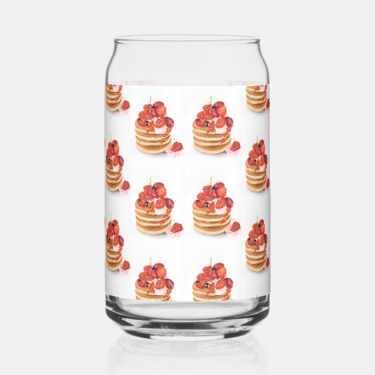 Drinkware Set Breakfast Pancakes  Blikvorm Glas (Rechts)