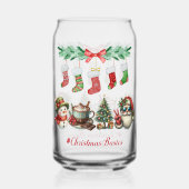 Drinkware Set-Christmas Basics blikvormig glas (Voorkant)